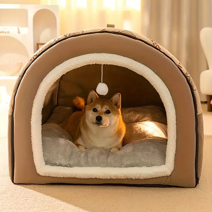Kuschelige Hunde Höhle