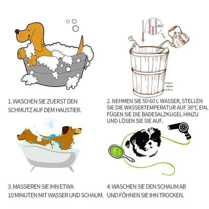 Anti-Floh & Zecken Badebombe Für Haustiere