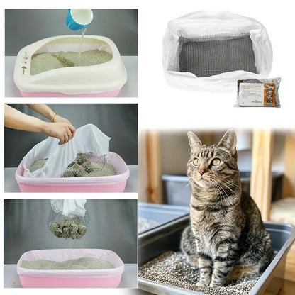Katzenstreu-Netz – Reinigung ohne Schaufeln, (10er Set)