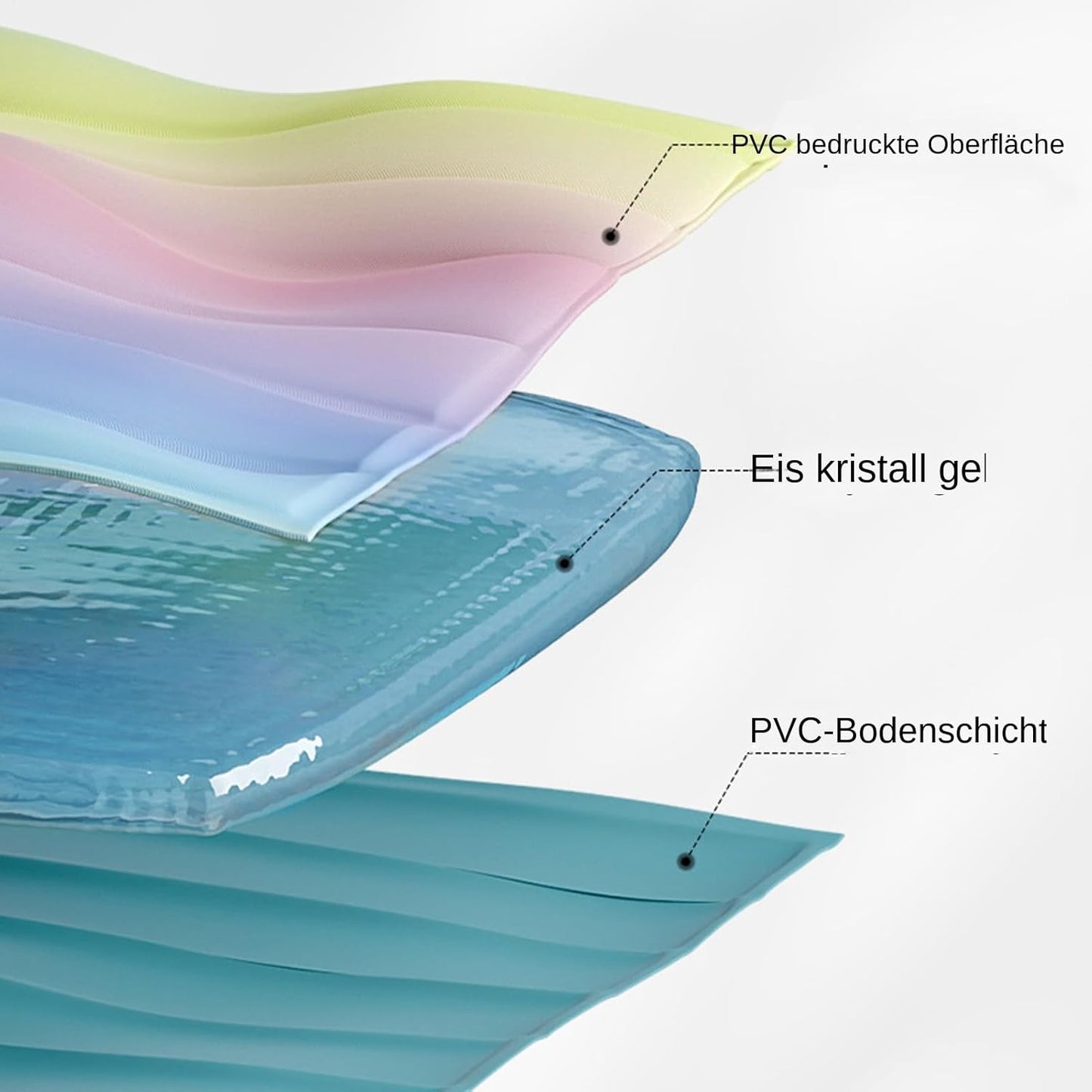 Regenbogen-Kühlmatte