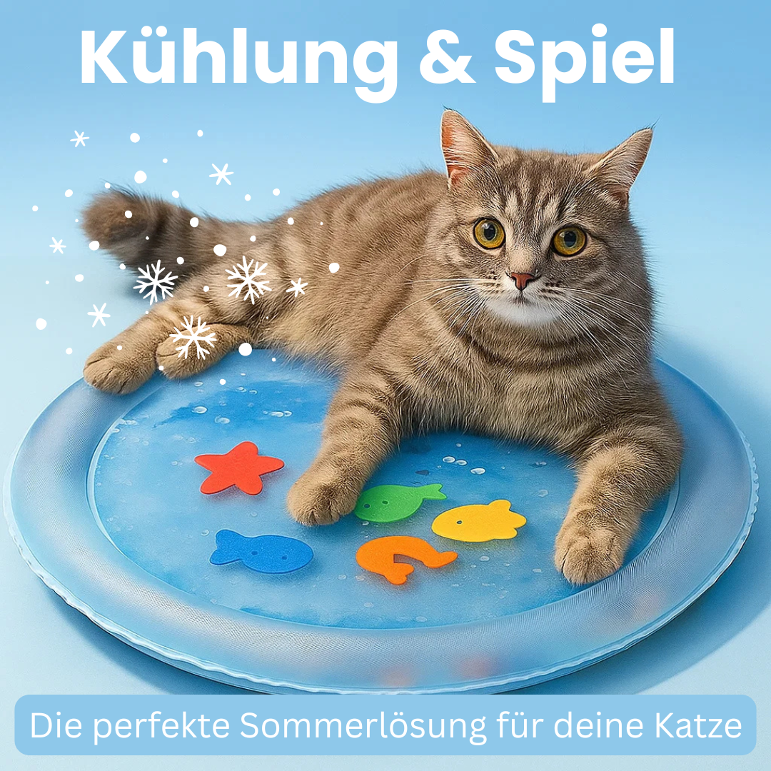 AquaChill™ Premium – Die Premium Kühlmatte für glückliche Katzen