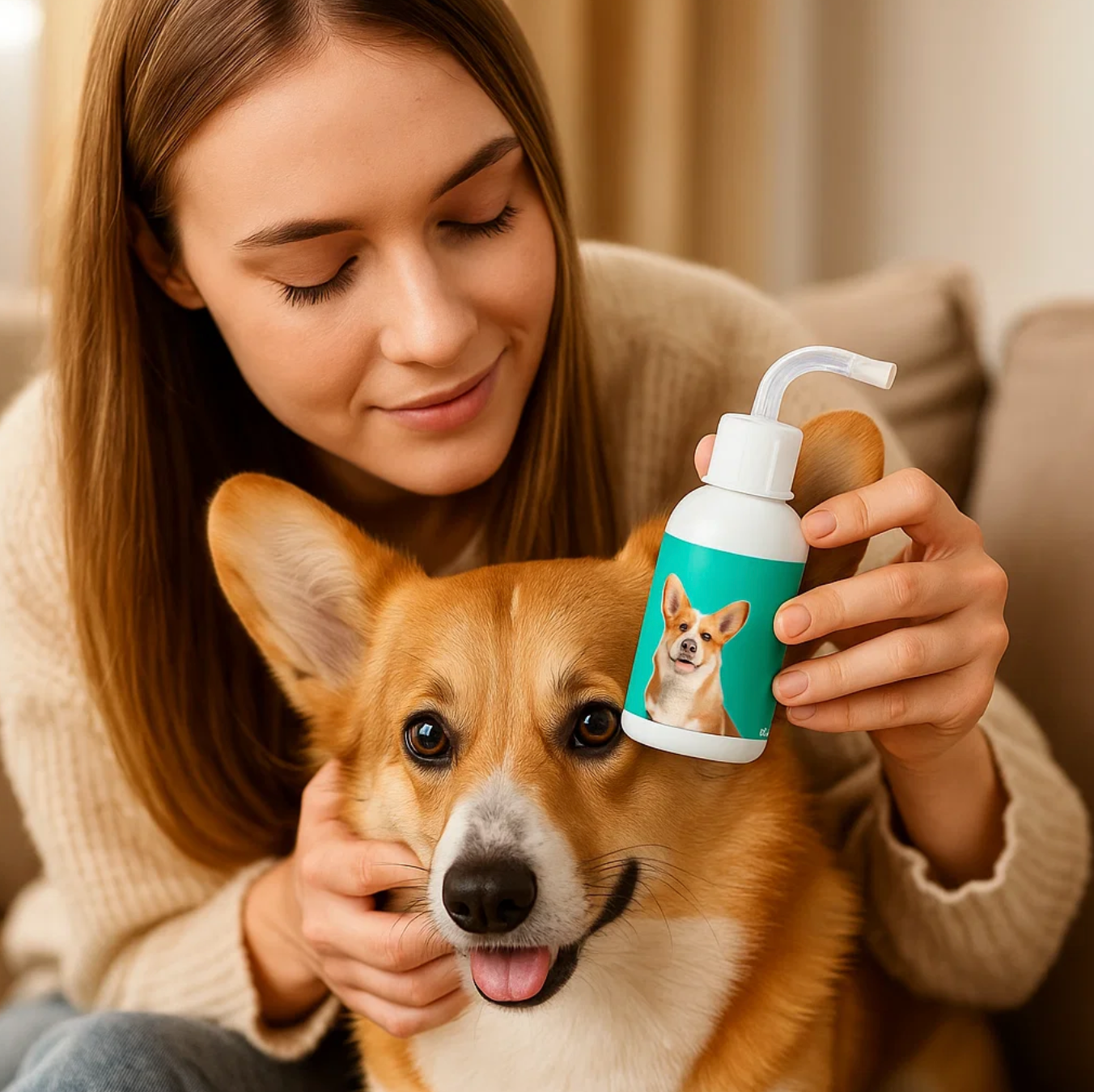 Natürliches Ohren Reinigungsmittel für Hunde