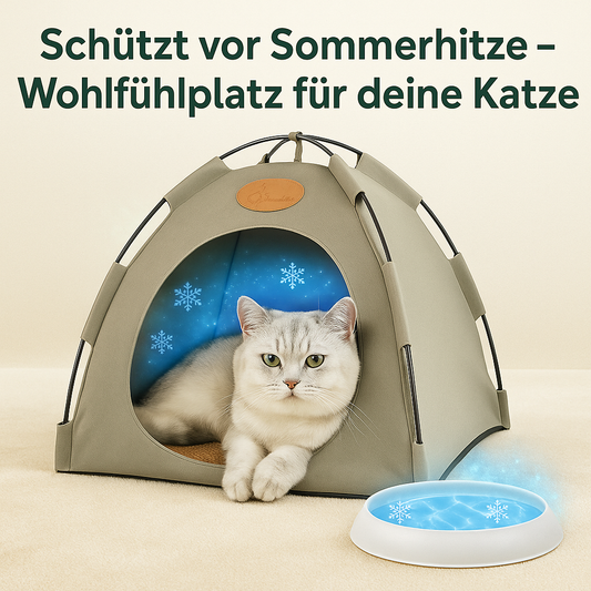 Premium Katzen Kühlzelt