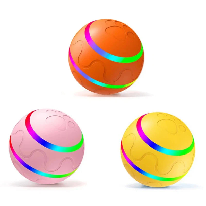 Interaktiver Rollball für Hunde – mit LED & Fernbedienung