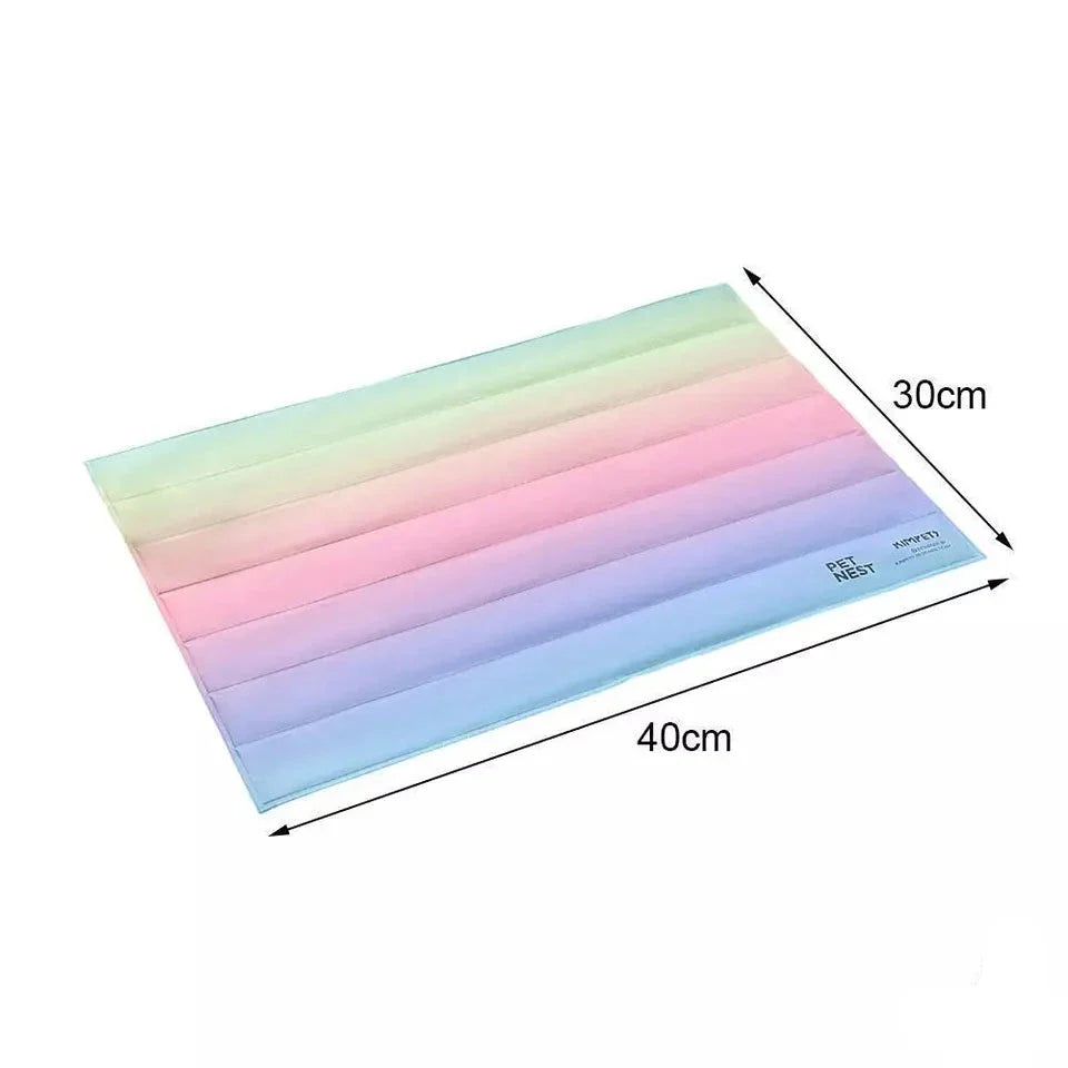 Regenbogen-Kühlmatte